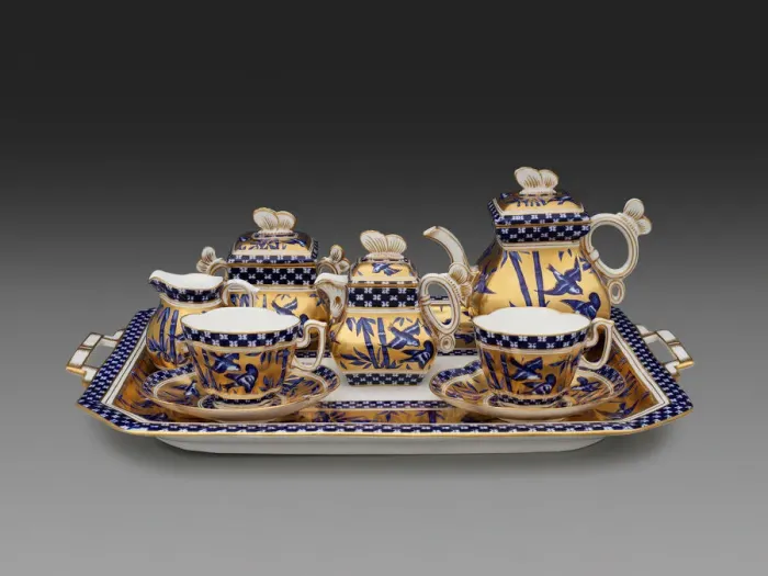 Framed Print : Tea Service, Shropshire, c. 1885. Creator: Thomas Blocksidge Framed Print : Tea Service, Shropshire, c. 1885. Creator: Thomas Blocksidge