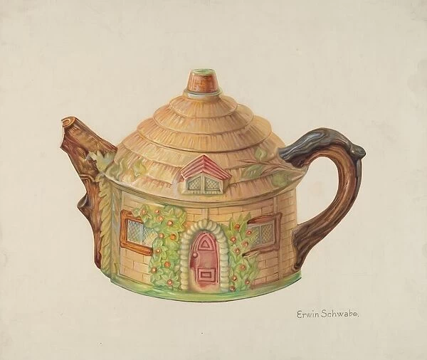 Teapot, 1935 / 1942. Creator: Erwin Schwabe