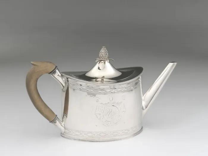 Framed Print : Teapot, c. 1793. Creator: Daniel Van Voorhis