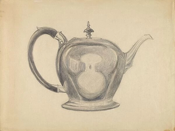 Teapot, c. 1936. Creator: John Garay