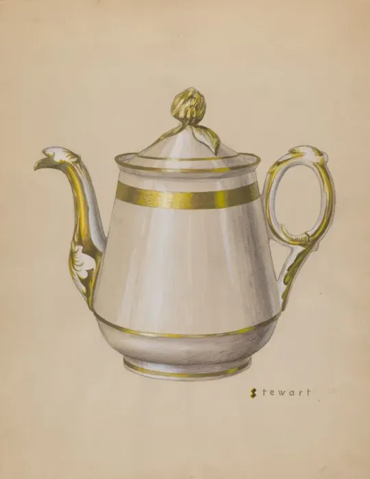 Framed Print : Teapot, c. 1937. Creator: Robert Stewart Framed Print : Teapot, c. 1937. Creator: Robert Stewart