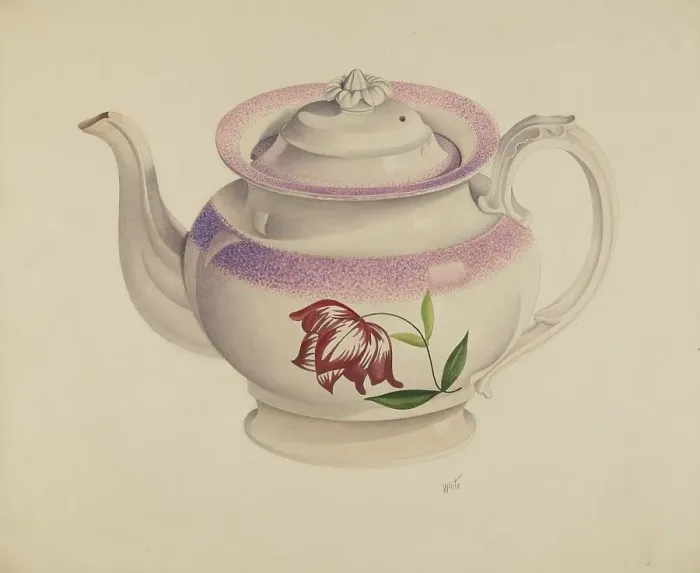Framed Print : Teapot, c. 1938. Creator: Edward White