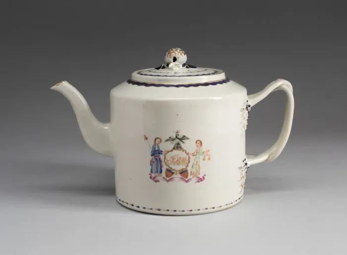 Framed Print : Teapot with Cover, 1790 / 1800. Creator: Unknown Framed Print : Teapot with Cover, 1790 / 1800. Creator: Unknown