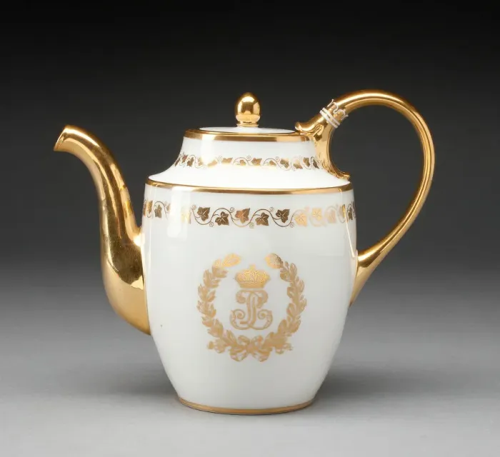 Framed Print : Teapot, Sevres, 1845. Creator: Sevres Porcelain Manufactory Framed Print : Teapot, Sevres, 1845. Creator: Sevres Porcelain Manufactory