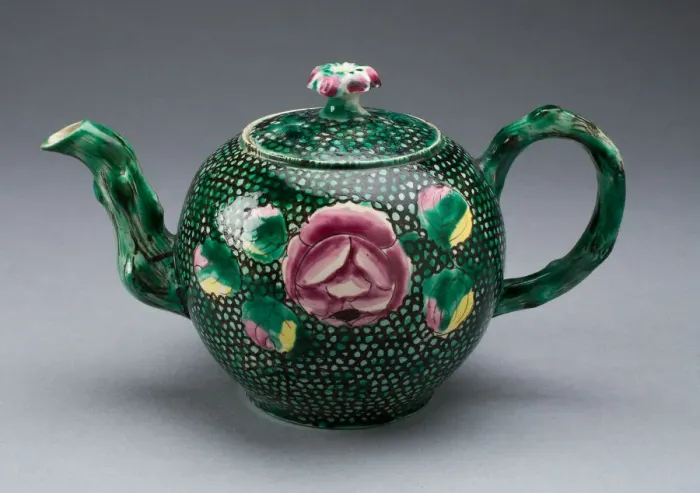 Framed Print : Teapot, Staffordshire, c. 1760. Creator: Staffordshire Potteries Framed Print : Teapot, Staffordshire, c. 1760. Creator: Staffordshire Potteries