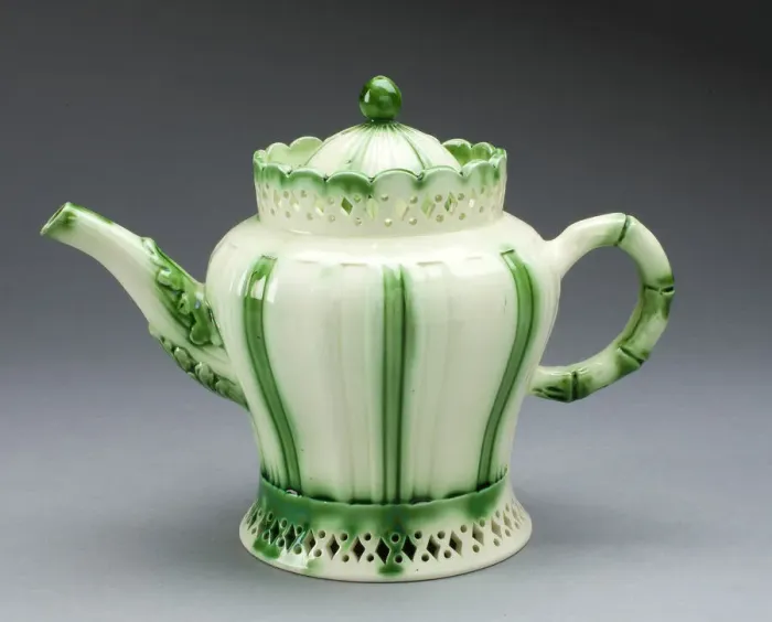 Framed Print : Teapot, Staffordshire, c. 1780. Creator: Staffordshire Potteries Framed Print : Teapot, Staffordshire, c. 1780. Creator: Staffordshire Potteries