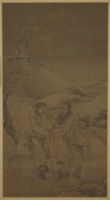 Framed Print : The Tearful Parting of Su Wu and Li Ling, Ming dynasty, 16th century. Creator: Unknown Framed Print : The Tearful Parting of Su Wu and Li Ling, Ming dynasty, 16th century. Creator: Unknown