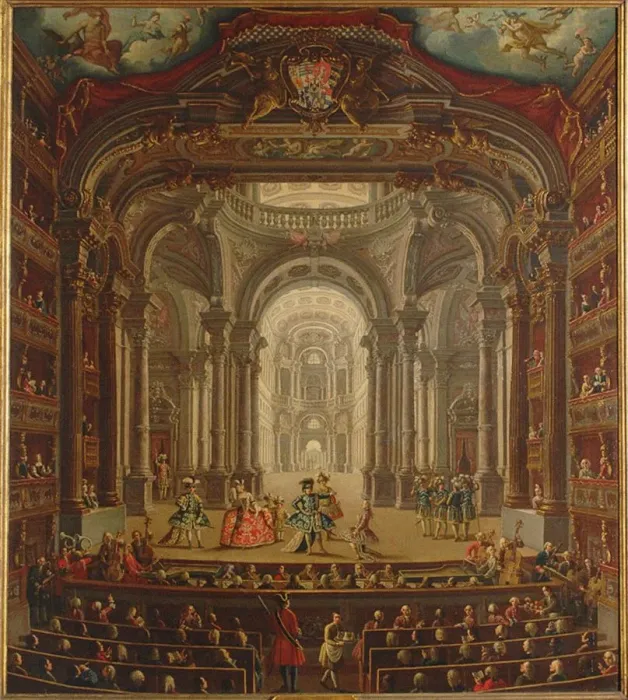 Framed Print : Teatro Regio di Torino, 1752 Framed Print : Teatro Regio di Torino, 1752