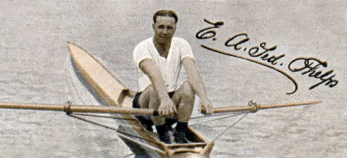 Framed Print : Ted Phelps, World Professional Sculling Champion, 1935 Framed Print : Ted Phelps, World Professional Sculling Champion, 1935