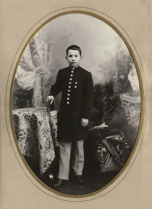 Framed Print : Teenage Boy in Uniform, late 19th cent - early 20th cent. Creator: IV Bulatov Framed Print : Teenage Boy in Uniform, late 19th cent - early 20th cent. Creator: IV Bulatov