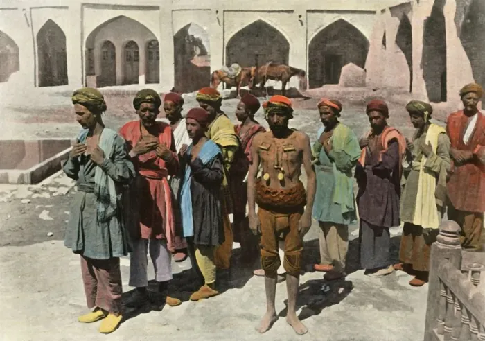 Framed Print : Teheran. Procession De Derviches Martyrs, (Procession of Dervish Martyrs), 1900 Framed Print : Teheran. Procession De Derviches Martyrs, (Procession of Dervish Martyrs), 1900