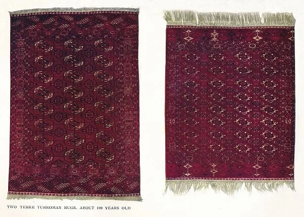 Two Tekke Turkoman rugs, c1800
