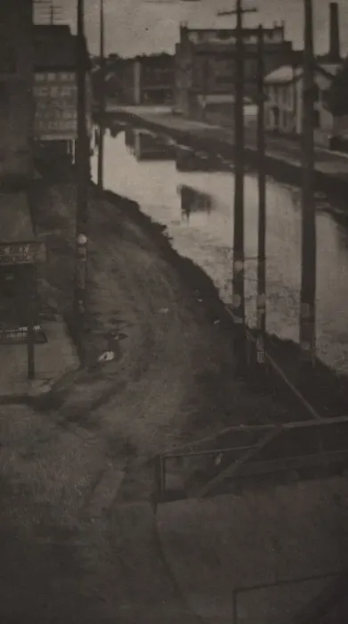 Framed Print : Telegraph Poles, 1898. Creator: Clarence H. White (American, 1871-1925) Framed Print : Telegraph Poles, 1898. Creator: Clarence H. White (American, 1871-1925)