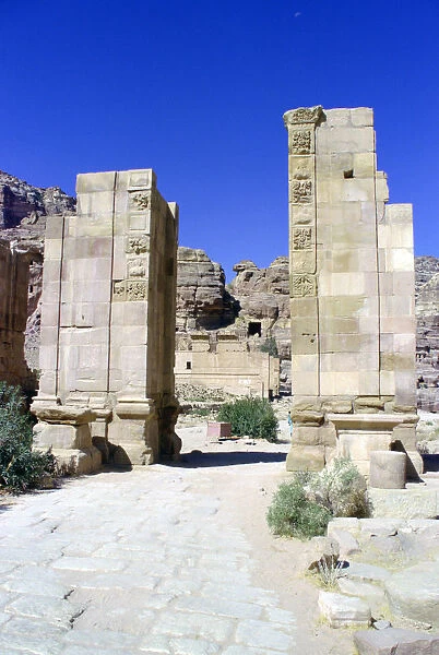 Temenos gate, Petra, Jordan