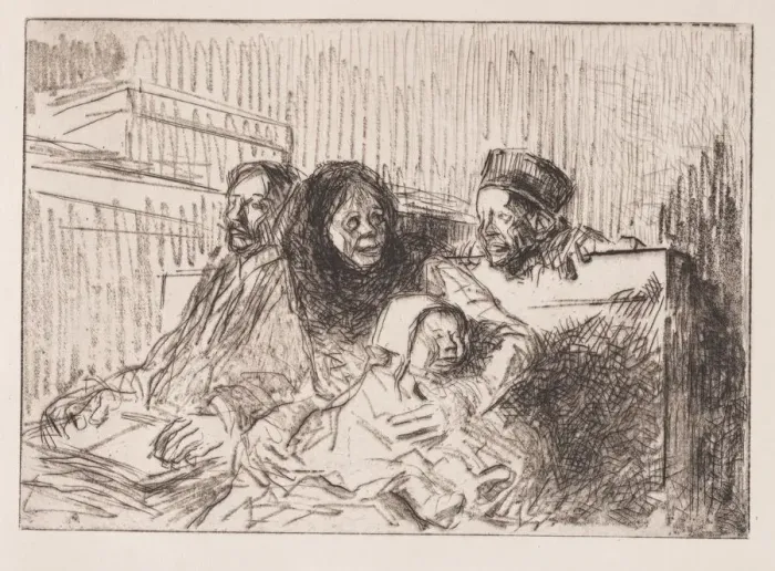Framed Print : Temoins a laudience, 1908. Creator: Jean Louis Forain (French, 1852-1931) Framed Print : Temoins a laudience, 1908. Creator: Jean Louis Forain (French, 1852-1931)