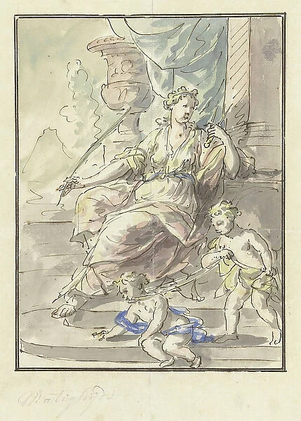 The Temperance, 1677-1755. Creator: Elias van Nijmegen