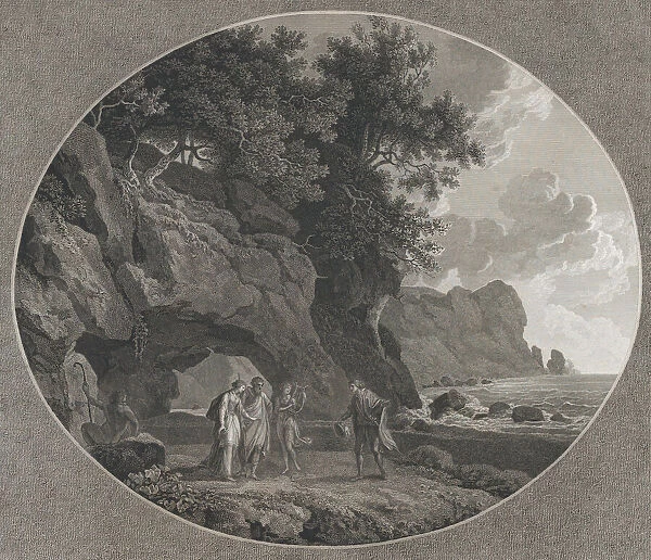 The Tempest, Act I: Ferdinand and Miranda, 1788. Creator: Samuel Middiman