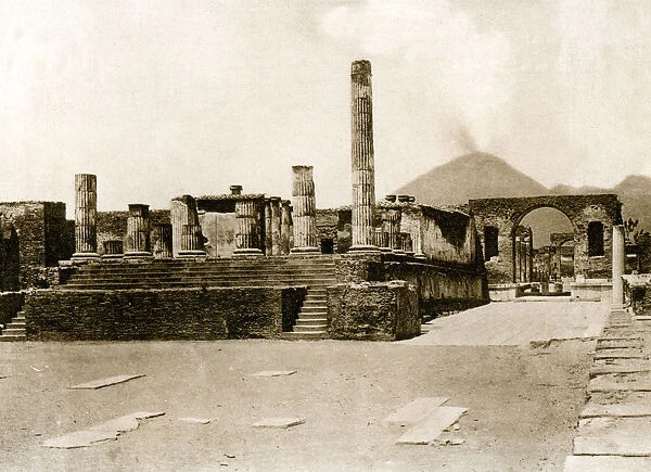 Tempio di Giove, Pompeii, Italy, c1900s