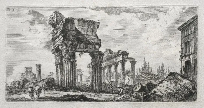 Framed Print : Tempio di Giove Tonante. Creator: Giovanni Battista Piranesi (Italian, 1720-1778) Framed Print : Tempio di Giove Tonante. Creator: Giovanni Battista Piranesi (Italian, 1720-1778)