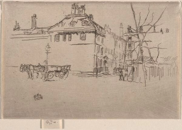 Temple, 1886. Creator: James McNeill Whistler (American, 1834-1903)