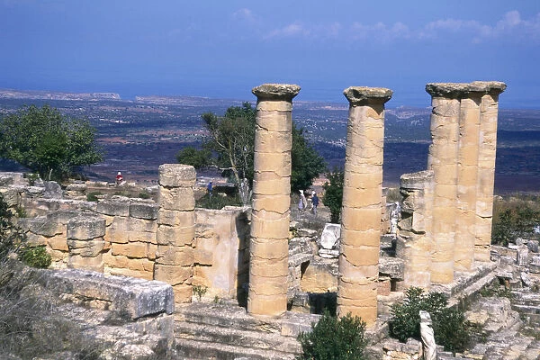 The Temple of Apollo, Cyrene, Libya, 6th century BC