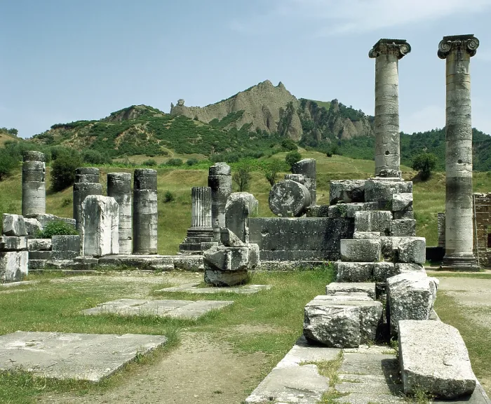 Framed Print : Temple of Artemis, Sardis, Turkey, 1999. Creator: Unknown Framed Print : Temple of Artemis, Sardis, Turkey, 1999. Creator: Unknown