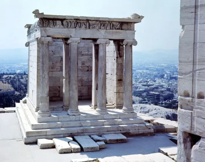 Framed Print : Temple of Athena Nike on the Acropolis, 5th century b. C Framed Print : Temple of Athena Nike on the Acropolis, 5th century b. C