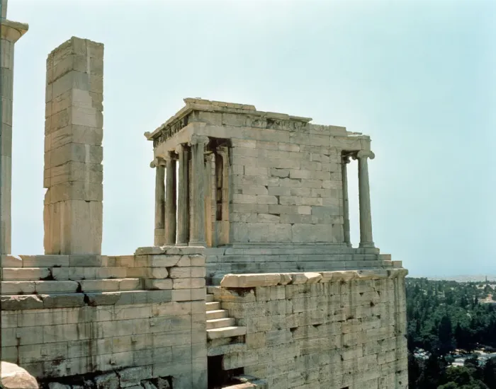Framed Print : Temple of Athena Nike on the Acropolis, 5th century b. C