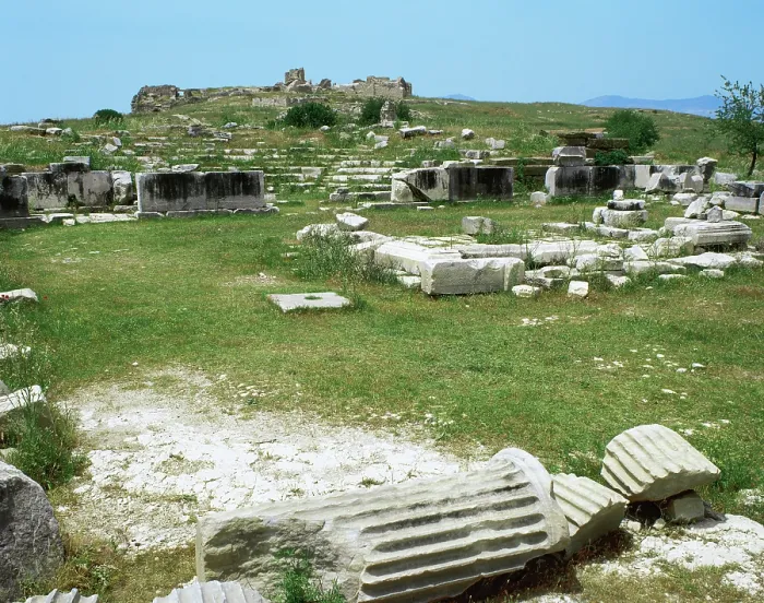 Framed Print : Temple of Athena, Troy IX stratum, Troy, Turkey, 2005. Creator: Unknown Framed Print : Temple of Athena, Troy IX stratum, Troy, Turkey, 2005. Creator: Unknown