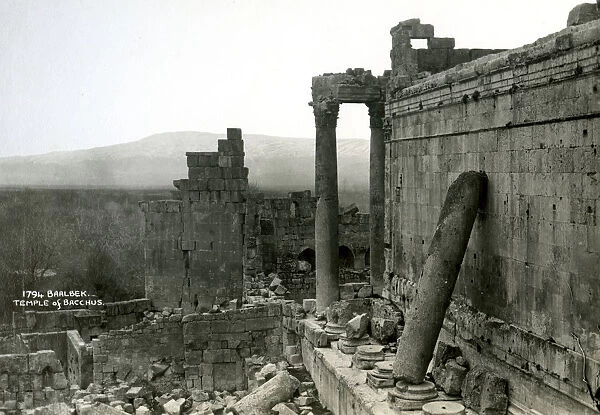 Temple of Bacchus, Baalbek, Lebanon, c1920s-c1930s(?)