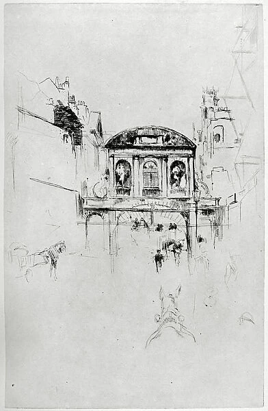 Temple Bar, 19th century (1904). Artist: James Abbott McNeill Whistler