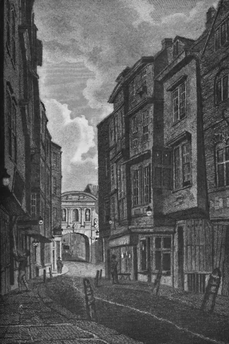 Framed Print : Temple Bar from Butcher Row, 1907 Framed Print : Temple Bar from Butcher Row, 1907