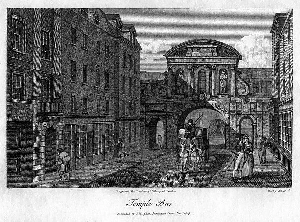 Temple Bar, London, 1805. Artist: Busby