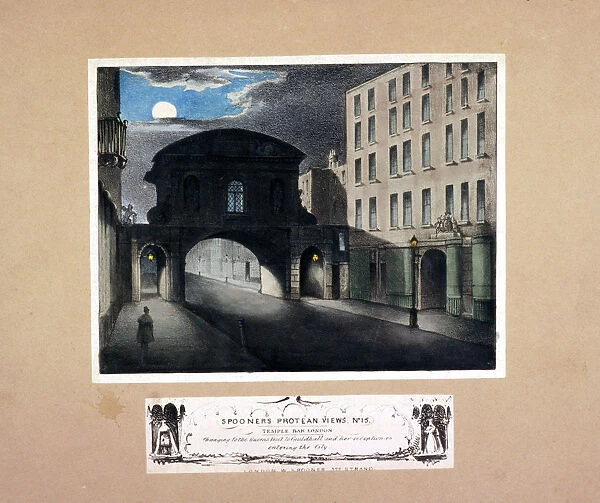 Temple Bar, London, 1837