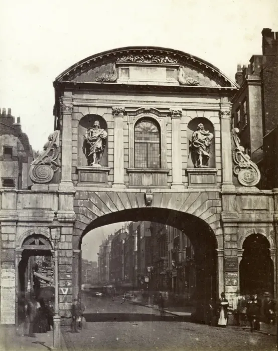 Framed Print : Temple Bar, London, 19th century Framed Print : Temple Bar, London, 19th century
