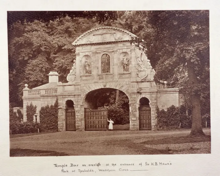 Framed Print : Temple Bar, Theobalds Park, Cheshunt, Hertfordshire, c1895 Framed Print : Temple Bar, Theobalds Park, Cheshunt, Hertfordshire, c1895