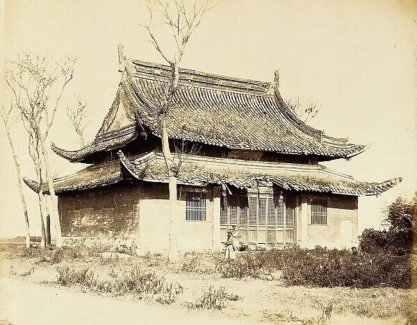 Temple Building, N. China, 1860. Creator: Felice Beato