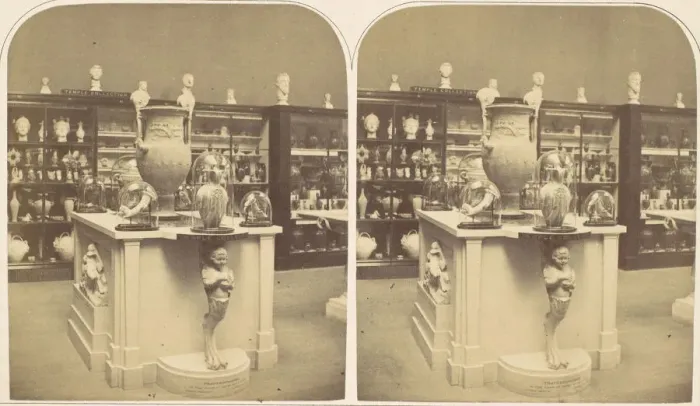 Framed Print : The Temple Collection of Antiquities, 1850s. Creator: Roger Fenton Framed Print : The Temple Collection of Antiquities, 1850s. Creator: Roger Fenton
