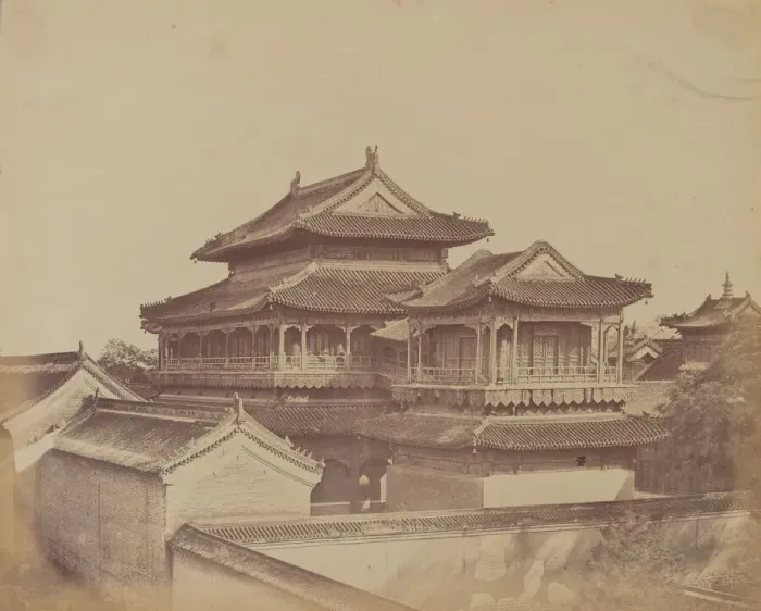Framed Print : Temple of Confucius, Pekin, October 1860, 1860. Creator: Felice Beato Framed Print : Temple of Confucius, Pekin, October 1860, 1860. Creator: Felice Beato