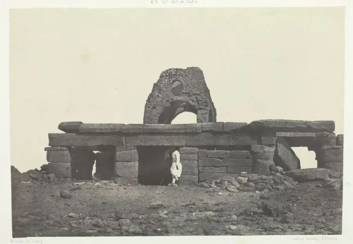 Framed Print : Temple d Amada; Nubie, 1849 / 51, printed 1852. Creator: Maxime du Camp Framed Print : Temple d Amada; Nubie, 1849 / 51, printed 1852. Creator: Maxime du Camp
