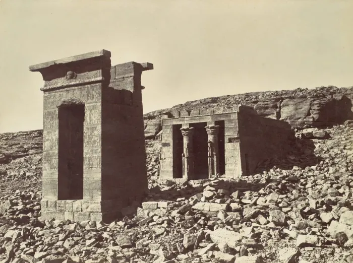 Framed Print : Temple d Andour, ca. 1870. Creator: Felix Bonfils Framed Print : Temple d Andour, ca. 1870. Creator: Felix Bonfils