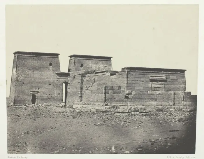 Framed Print : Temple De Dakkeh (Ancienne Pselcis); Nubie, 1849 / 51, printed 1852 Framed Print : Temple De Dakkeh (Ancienne Pselcis); Nubie, 1849 / 51, printed 1852