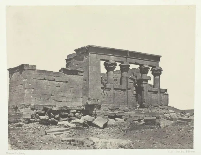 Framed Print : Temple de Debod, Parembole de l Itineraire d Antonin;Nubie, 1849 / 51 Framed Print : Temple de Debod, Parembole de l Itineraire d Antonin;Nubie, 1849 / 51