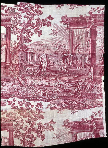 The Temple of Diana (Furnishing Fabric), Middlesex, 1775 / 85. Creator: Bromley Hall