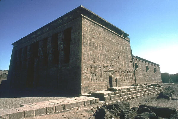 Temple of Hathor, Dendera, Egypt, late Ptolemaic and Roman Periods, c125 BC-c60 AD
