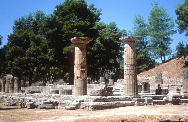 Temple of Hera, Olympia, Greece, 7th-6th century BC