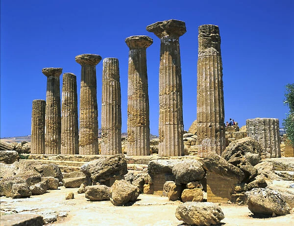 Temple of Hercules, Agrigento, Sicily, Italy