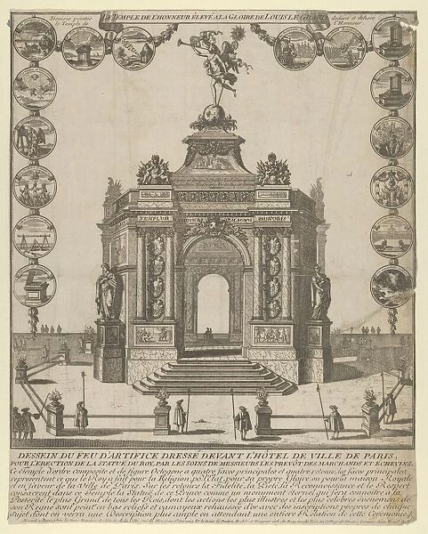 The Temple of Honor of the Glory of Louis le Grand, 1689. 1689. Creator: Anon