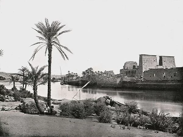 Temple of Isis, Philae, Egypt, 1895. Creator: W &s Ltd