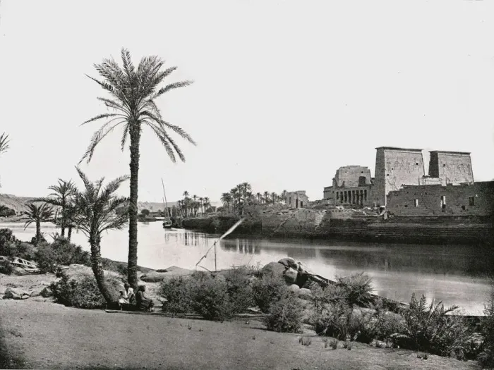 Framed Print : Temple of Isis, Philae, Egypt, 1895. Creator: W &s Ltd Framed Print : Temple of Isis, Philae, Egypt, 1895. Creator: W &s Ltd